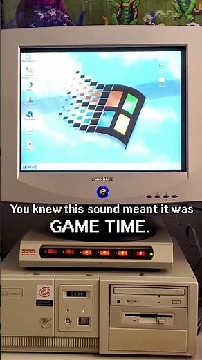 That Windows 95 Sound Just Hit Different #90s #nostalgia #vintage