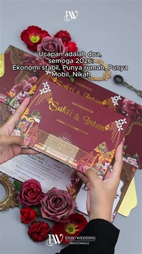 Undangan Pernikahan Berkelas dengan Sentuhan Budaya