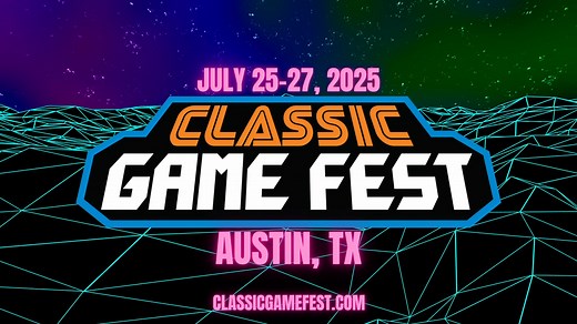 The BIGGEST retro gaming event in Texas, Classic Game Fest, returns with a huge 3-day event on July 25-26-27, 2025 at the Palmer Event Center in Austin, TX! 👨‍👩‍👧Over 15,000 attendees 🕹️Free Play Retro Consoles and Arcade 🏆Game Tournaments 🎶Live Music 🙋‍♂️Special Industry Guests 🦸🏿Cosplay 🤑Buy Retro Games, Consoles, etc. in our MASSIVE vendor hall Wristbands are on sale now and kids under 10 get in FREE with paid admission! Buy early and save. Wristbands will increase in price the clos