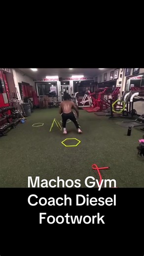 Footwork Training with Coach Diesel at Machos Gym