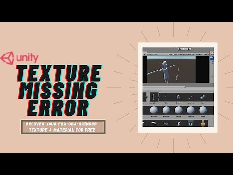 How to Fix Missing Textures in downloaded FBX/OBJ/BLENDER Models-Unity 2020