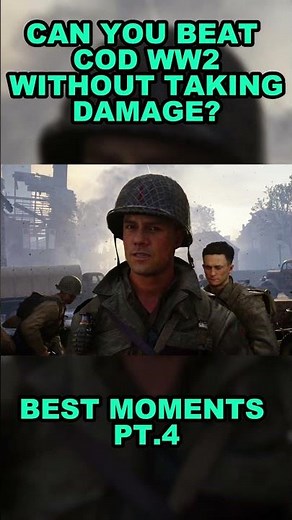 Beating cod ww2 NO DAMAGE Best moments pt.4
