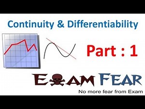 Maths Continuity & Differentiability part 1 (Calculus Introduction) CBSE Mathematics XII 12