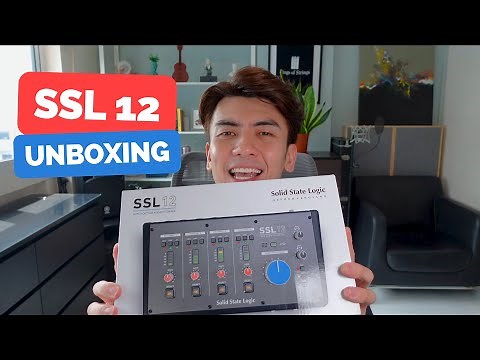SSL 12 Audio Interface - Unboxing and first look!