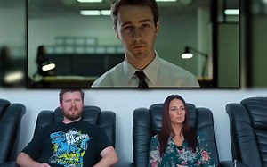 老外女朋友第一次观看Fight Club （1999）反应