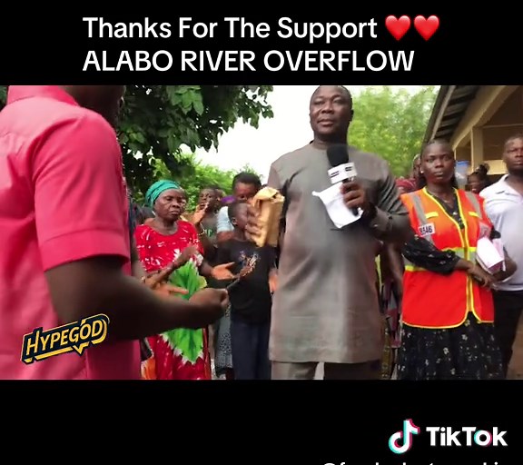 Alabo River Overflow: Community Impact and Support