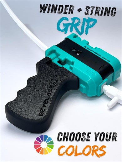 Beyblade X | Handle for Winder & String Launcher, Gun Style Grip for Beyblade X String and Winder Launchers - Etsy