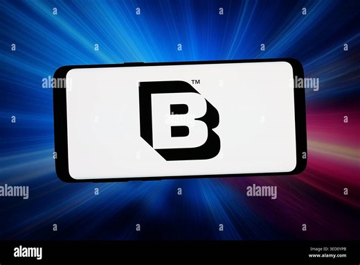 In this photo illustration, the logo of US video platform company Brightcove Inc. is displayed on a smartphone in front of abstract background on computer screen Stock Photo - Alamy