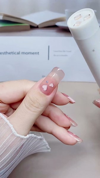 Nail Sticker - Easy nail design idea 496 ||