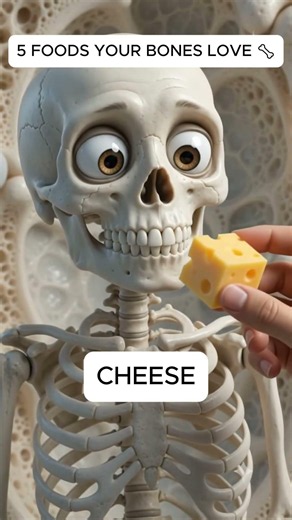 5 Foods Your Bones Love 🦴 #BoneHealth #HealthyBones #Calcium #VitaminD #healthyfoods #Shorts