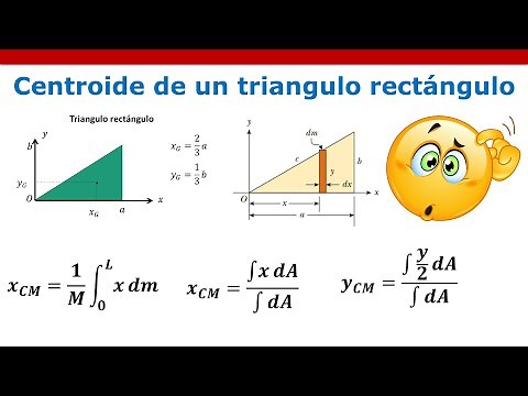 Centroid of a right triangle - demonstration