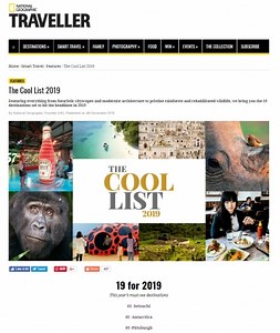 ナショナル・ジオグラフィック・トラベラー誌の「2019年行くべきデスティネーション」で “SETOUCHI”が１位獲得 - 観光経済新聞