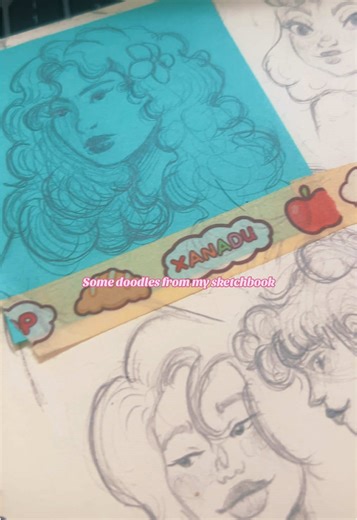 Itty bitty sketch tour #art #illustration #sketchbook #doodle #sketching