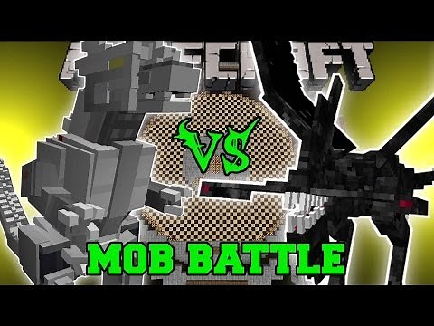 KIRYU (MECHAGODZILLA) VS NIGHTMARE - Minecraft Mob Battles - Godzilla Mods