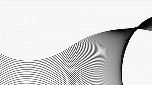 Download Curvy geometric line  and wavy lines pattern looping animation on black background for free