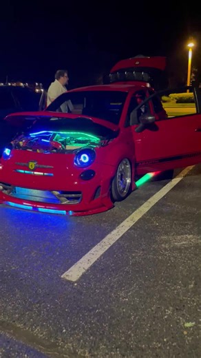 Daytime shine is great — but nighttime is when the lights really steal the show 🌙✨ #FiatFreakOut2025 #FiatFreakOut #FiatLife #FiatLove #FiatNation #FiatClub #ItalianCars #CarCommunity #CarLights #NightDrive #AfterDark #CarPhotography #CarEnthusiast #CarCulture #AutoLifestyle