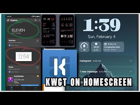How To Add Kwgt Widget On Home Screen