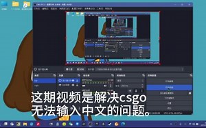 解决csgo搜狗无法输入中文