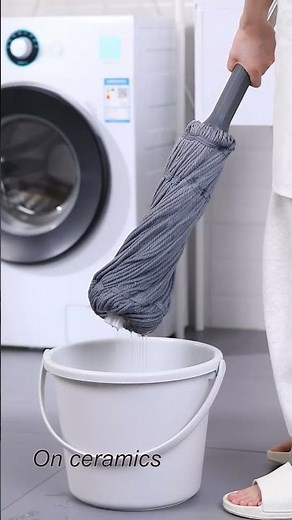 Microfiber twist mop self-wringing mop hands free squeeze mop