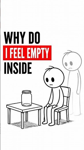 Why Do I Feel Empty Inside — Psychology Explains #empty #motivation #animation