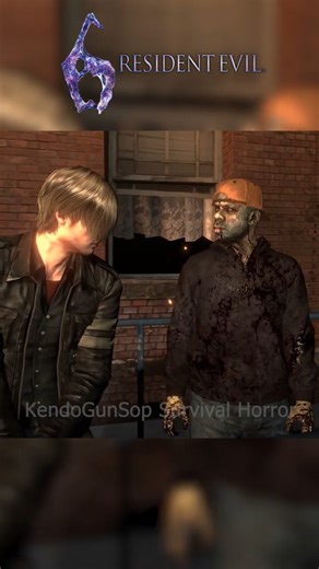 Leon Chilling with a Zombie - RESIDENT EVIL 6 Gameplay #ResidentEvil #ResidentEvil6