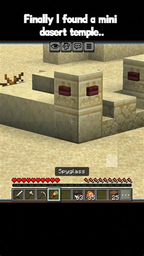 finally I found a Mini Desert Temple.. 😱