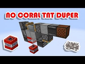 TNT Duper with NO DEAD CORAL! | Minecraft 1.13 - 1.17+