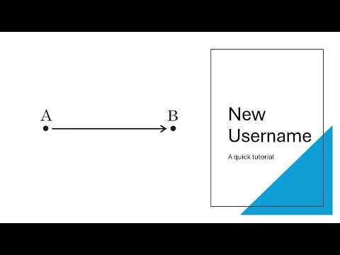 New Username Short Version