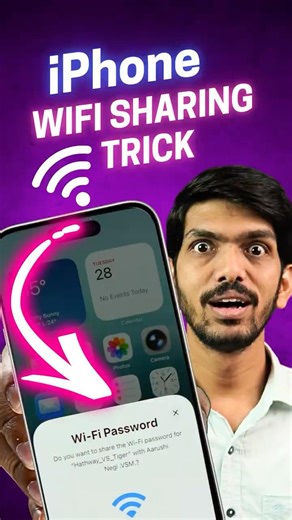 iPhone Wifi Password Sharing Trick No One Knows