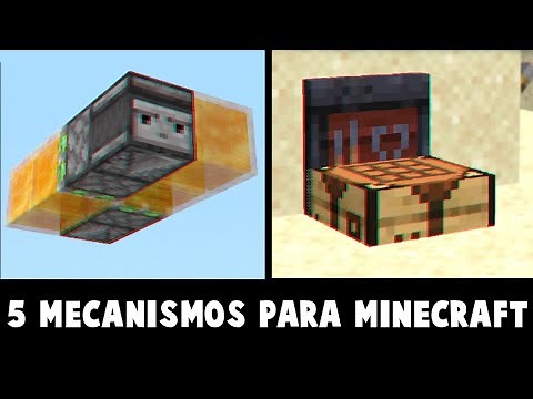 ✅ 5 INCREDIBLY EASY REDSTONE MECHANISMS to MAKE in MINECRAFT 😱 SIMPLE AND FAST 🚀