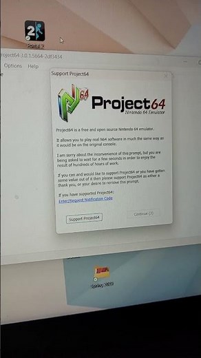 How to set up project 64