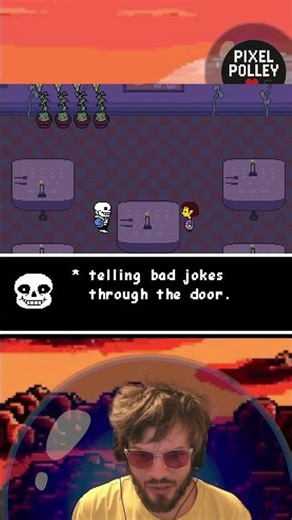 Telling Bad Jokes through the Door - UNDERTALE Game Play