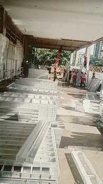 Mivan /aluminum pannel shuttering work in building project