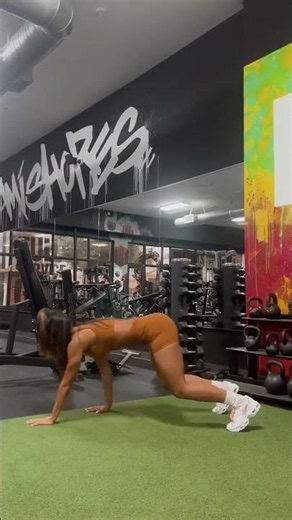 Intense Plank Challenge: Boost Core Strength with HIIT in a Graffiti Gym