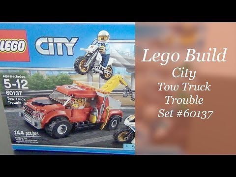 Let's Build - LEGO City Tow Truck Trouble Set #60137