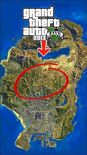 El secreto del mapa de GTA 5 que nadie te contó #gta #gta5 #gtav #fyp #shorts