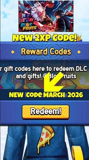 New Blox Fruits Code - 2x Exp Code for Blox Fruits