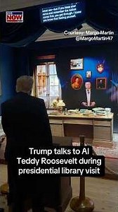 Trump talks to AI Teddy Roosevelt