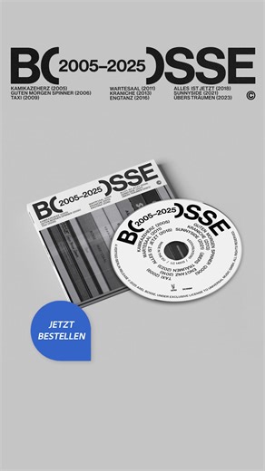 BOSSE 2005 - 2025 Die Compilation mit 21 seiner besten Songs! Diese kannst du jetzt bestellen. | Bosse | Facebook