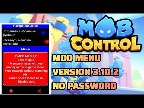 Mob Control Mod Menu v3.10.2 [v2] | Unlimited Money & Unlock All Card || NTC-GAME