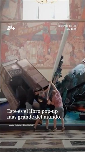 La librería pública de Los Ángeles tiene el libro Pop-Up más grande del mundo