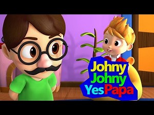 Johny johny si papa Dibujos animados y Canciones infantiles en español