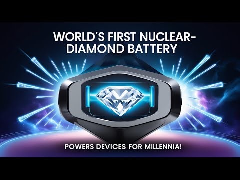 World’s First Nuclear-Diamond Battery Could Power Devices for Millennia!