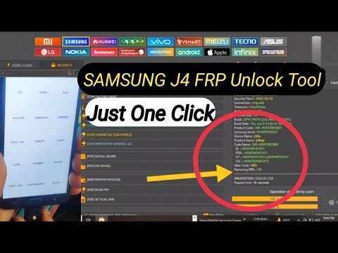 Samsung J4 SM-J400F Frp Google Account Bypass With UnlockTool