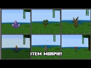 Minecraft item morph addon in 1.21😱 || Change in any tree and interesting things in 1.21 #addon #mod