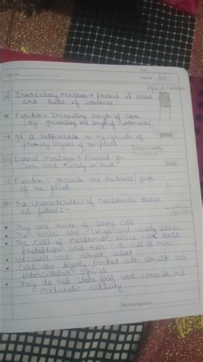 class 9 tissue notes NCERT