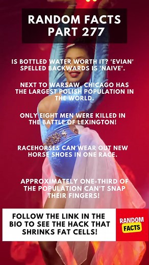 Random Facts Part 277 #randomfacts #clubbing #chicago #fun #water #dancing #fy #fyp #foryou #foryoupage #boredathome #bored