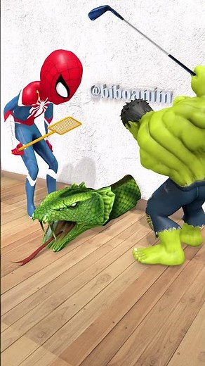 [Secret hole] Spiderman & Hulk vs. Giant Dragon & Venom! Can they survive? | Vol 3: Pest control