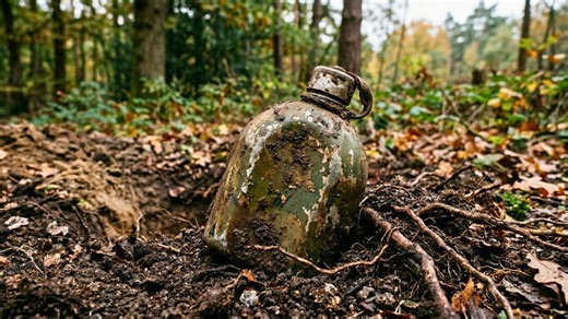 Watch a British airborne dropzone give up the gear soldiers left behind
