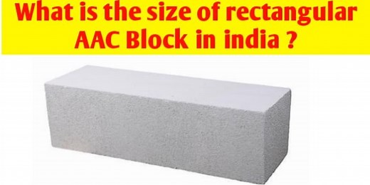 AAC Block standard size & price in India - Civil Sir
